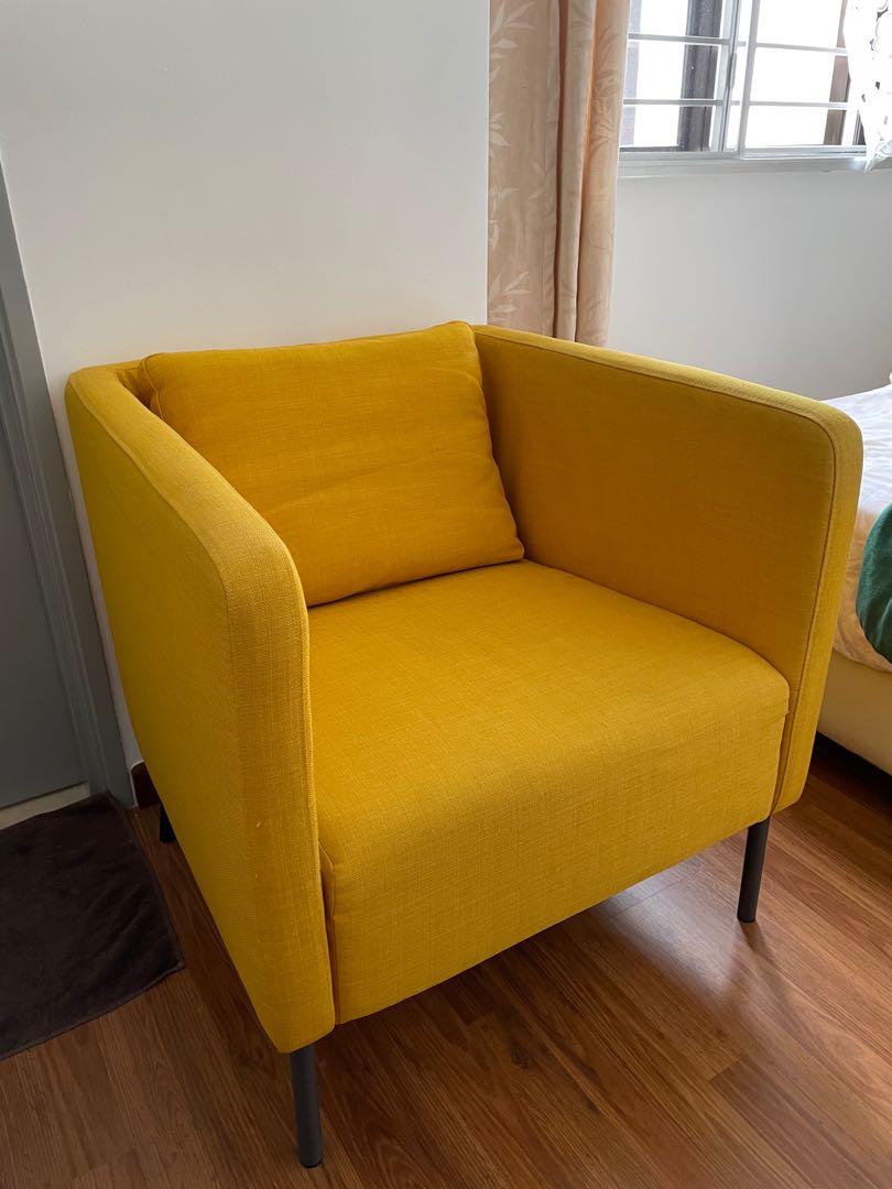 Ikea ekerö 2025 chair yellow