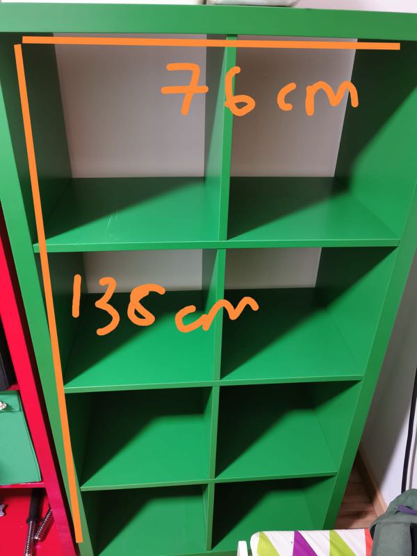 IKEA green shelf, Furniture & Home Living, Furniture, Shelves,