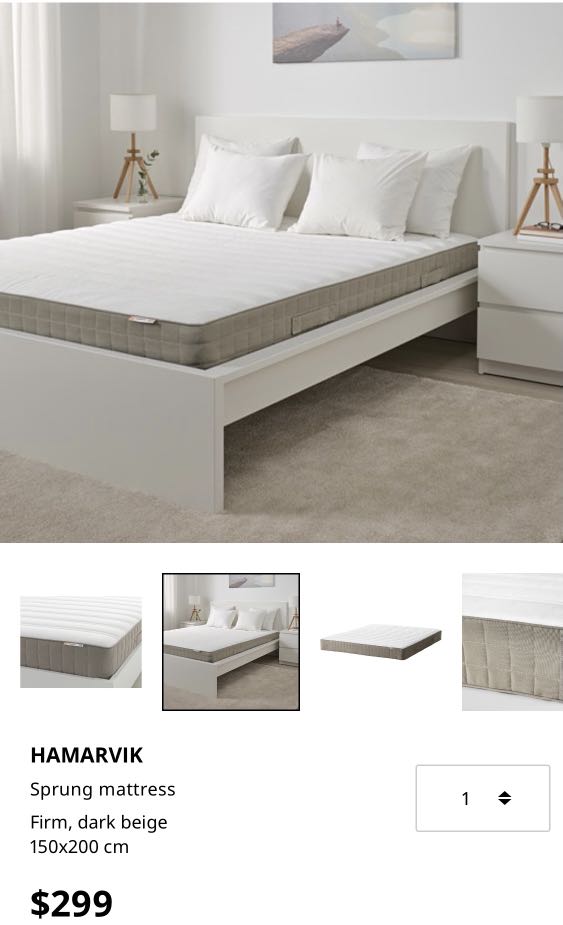 Hamarvik mattress store ikea 160x200