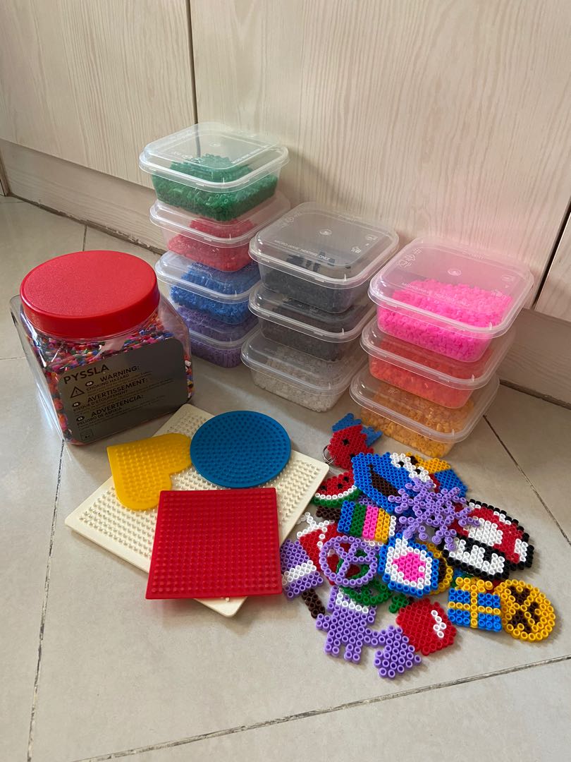 IKEA PYSSLA / Perler Beads Kit Set, Hobbies & Toys, Stationery & Craft