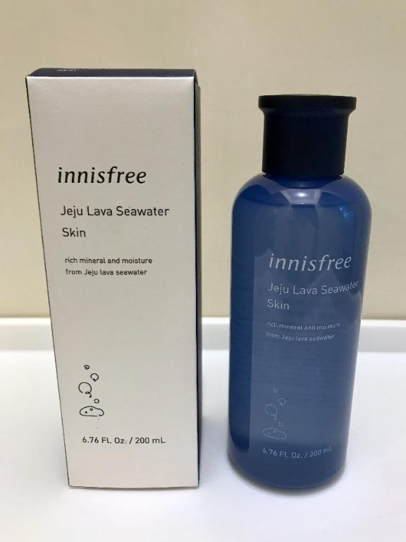 Innisfree Jeju Lava Seawater Skin 0ml 濟州熔岩海水高效保濕柔膚水0ml 美容 化妝品 皮膚護理 Carousell