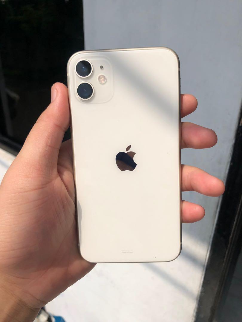 IPHONE 11 128GB WHITE/PUTIH LIKE NEW