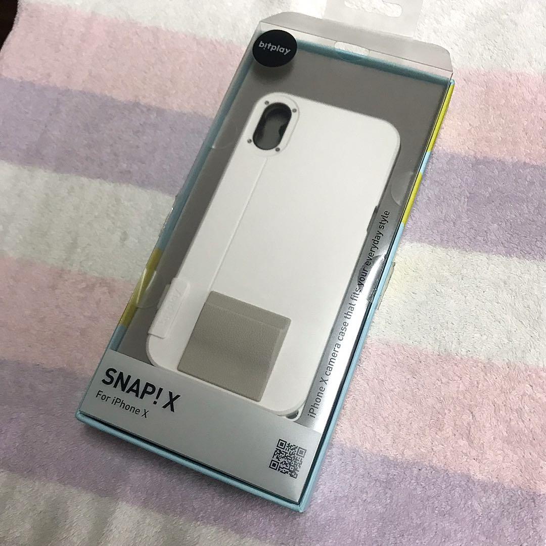 IphoneX手機殼 BITPLAY SNAP! X CASE 簡約白 原創設計 相機造型 攝影師