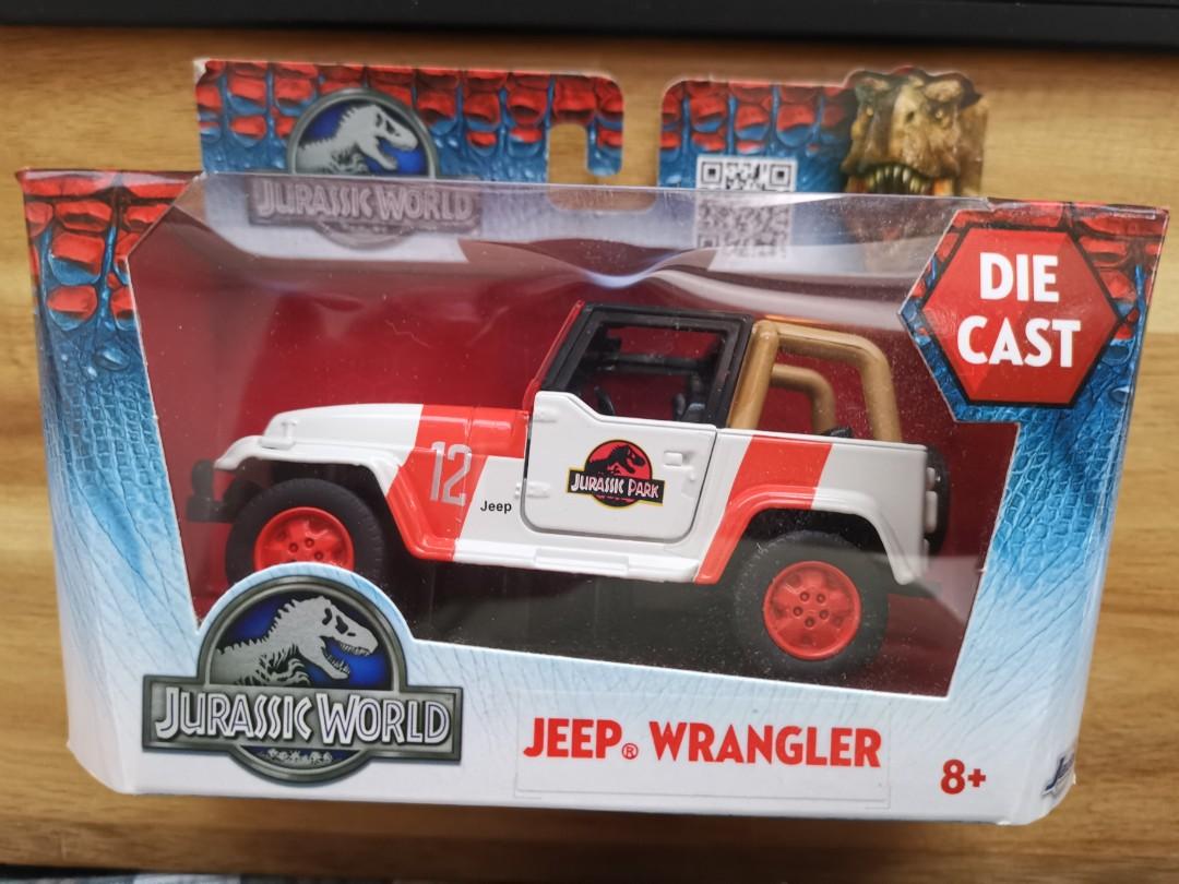 Jada toys jurassic world jeep wrangler, Hobbies & Toys, Toys & Games on  Carousell