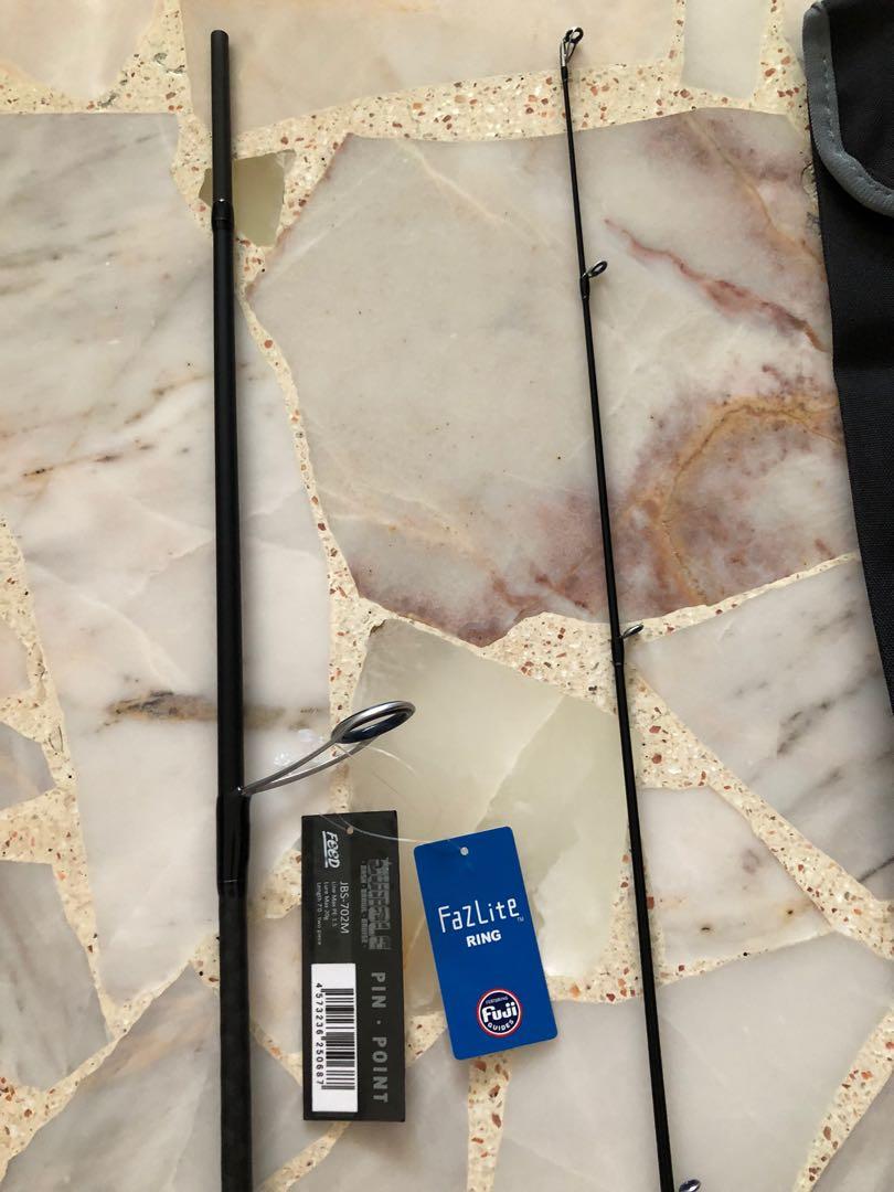 Canne à Pêche Spinning Feed Jungle LTD JXS-68 XX - 6'8", Puissance Rapide, Max 90g