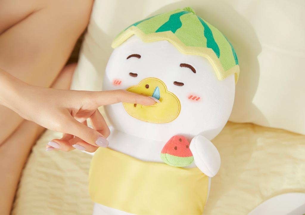 Kakao Friends 代購Green Vacation Mini Pillow-Tube 西瓜西瓜皮夏天生