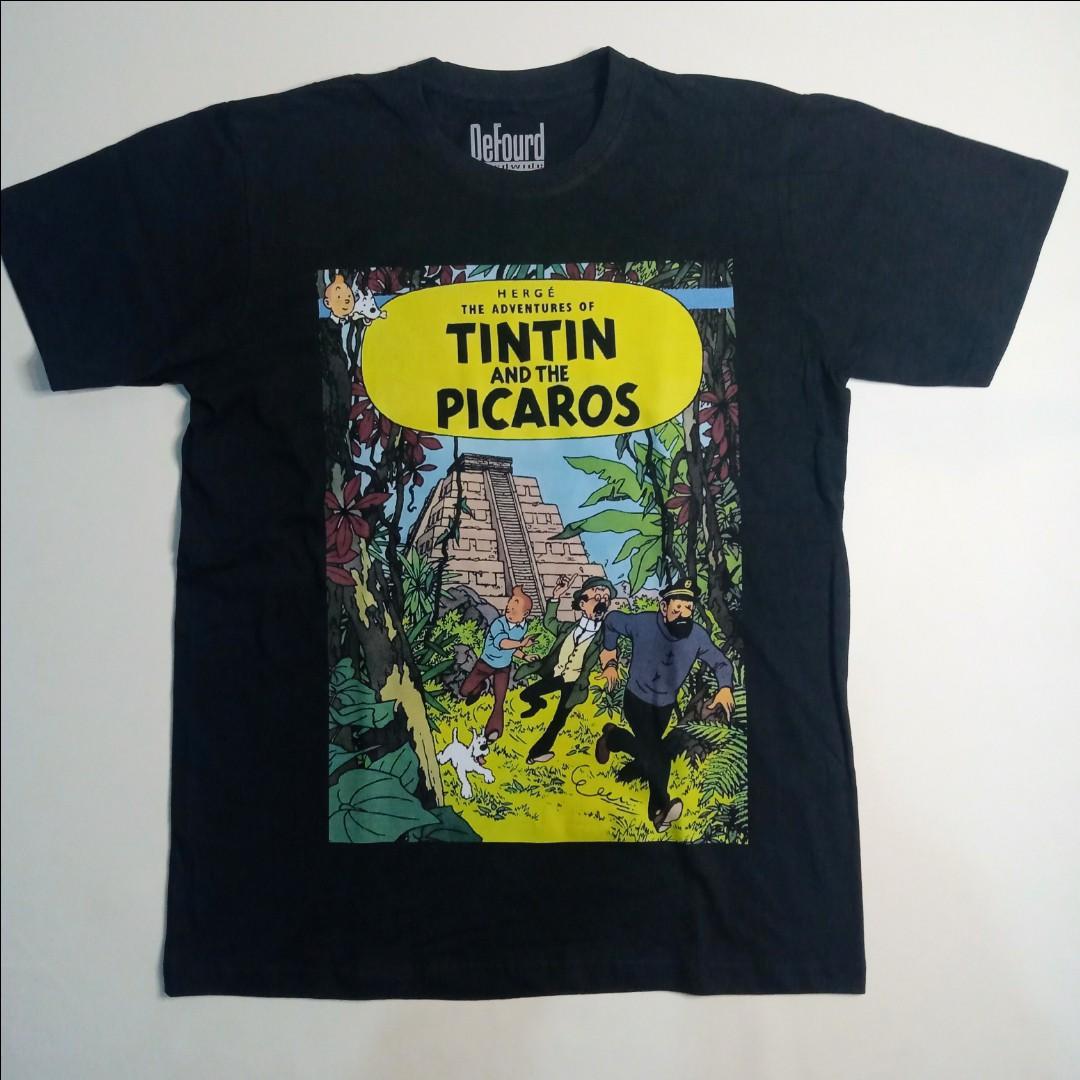 Kaos Tintin And The Picaros Comics Cartoon T-shirt