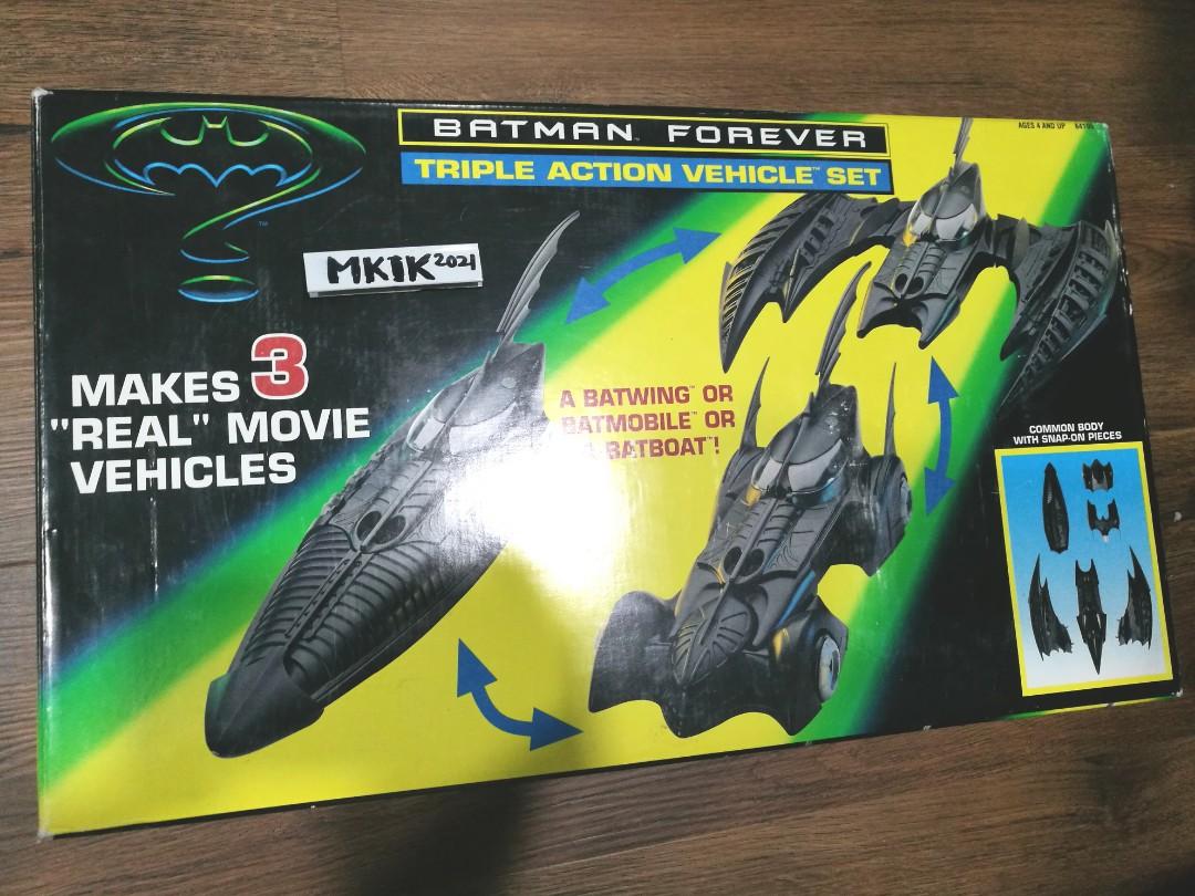 Kenner Batman Forever Triple Action Vehicles, Hobbies & Toys, Collectibles  & Memorabilia, Vintage Collectibles on Carousell