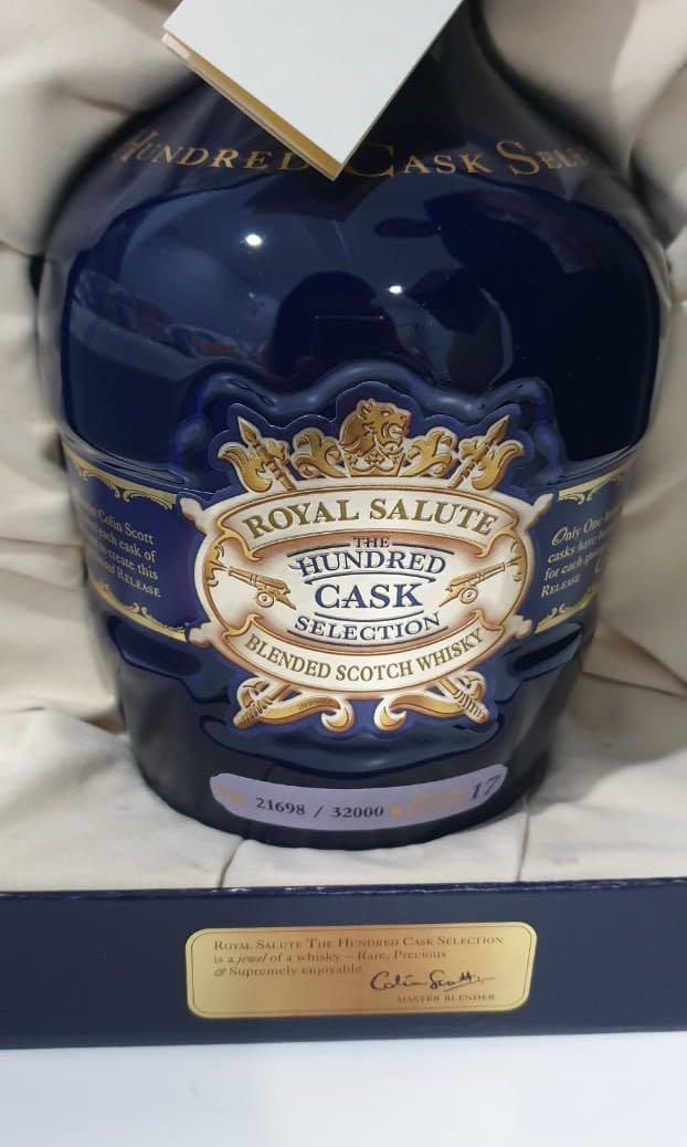 LIMITED EDITION Chivas brothers Royal Salute Hundred Cask ...