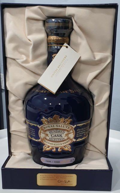LIMITED EDITION Chivas brothers Royal Salute Hundred Cask ...