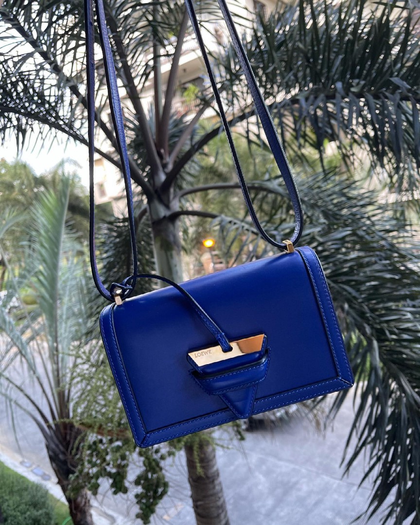 Loewe, Bags, Loewe Barcelona Mini Bag Color Blue