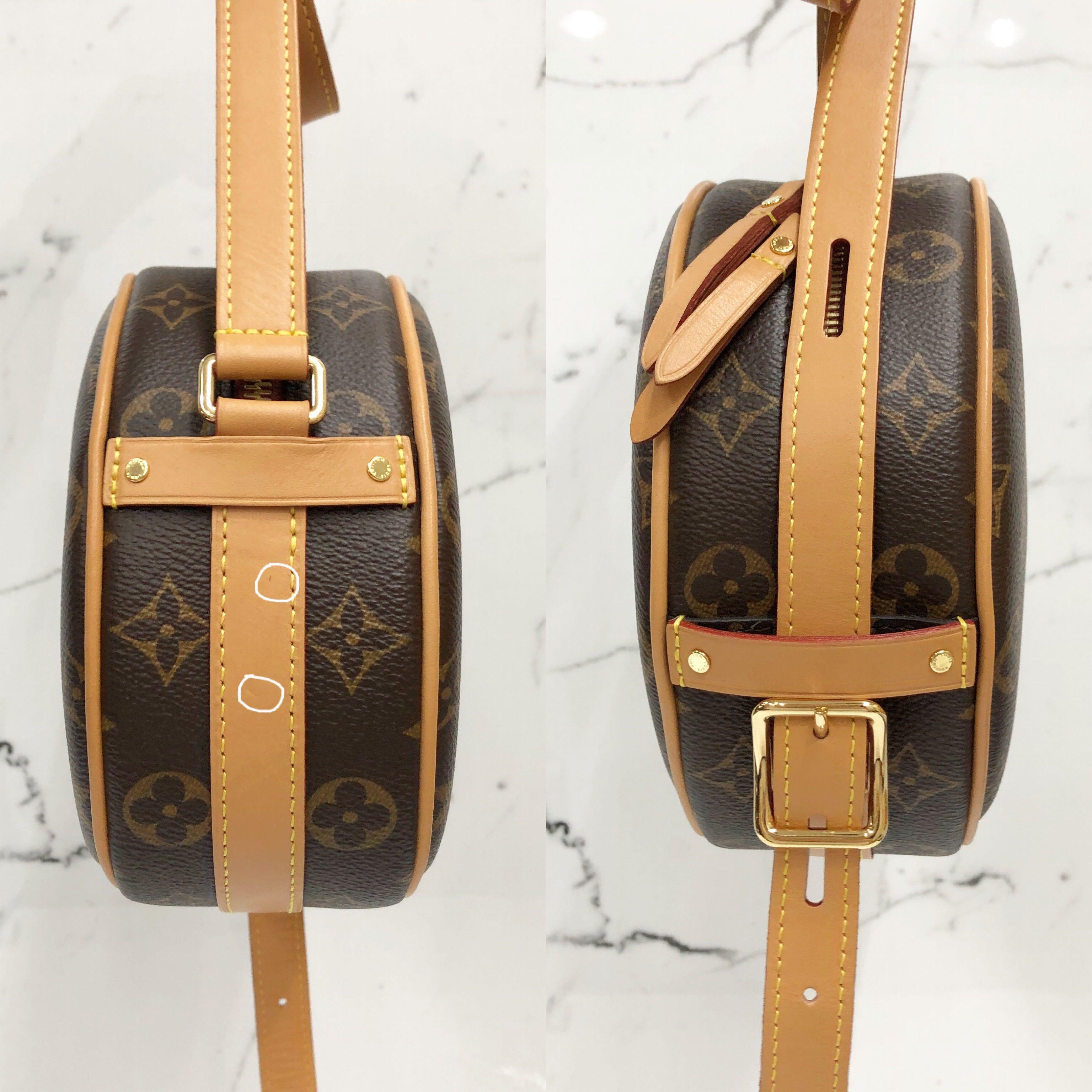 Louis Vuitton LV boite chapeau souple pm Beige Leather ref.254854