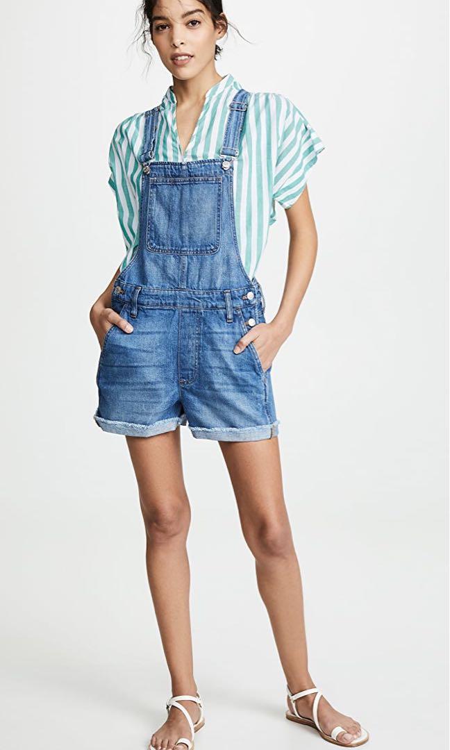 Madewell Adirondack Short Overalls 