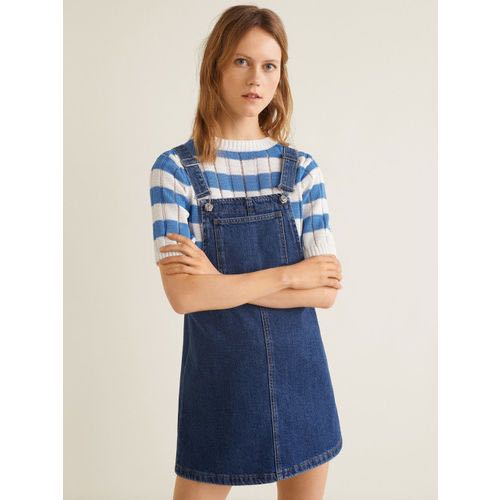 MANGO Denim overalls, Women's Fashion, Dresses & Sets, Dresses on Carousell
