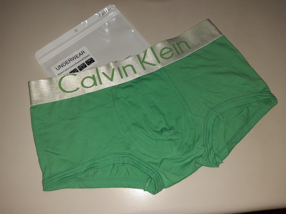 Men Calvin Klein Steel Cotton Boxer Brief - Green - US Size Medium 32-34,  Men's Fashion, Bottoms, Underwear on Carousell