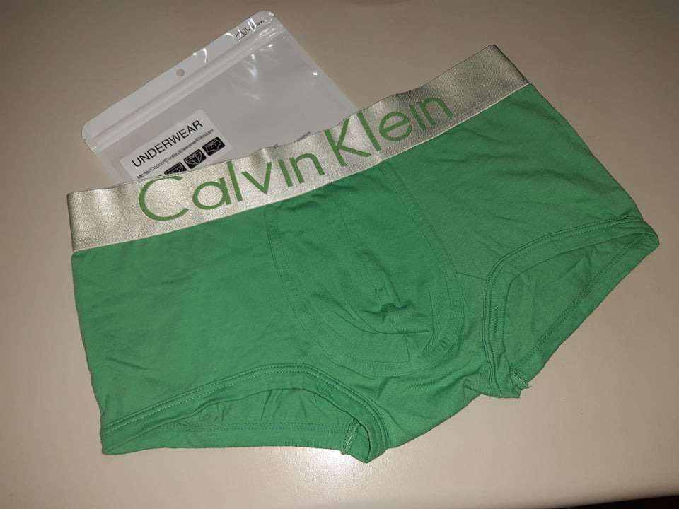 Calvin klein green underwear deals