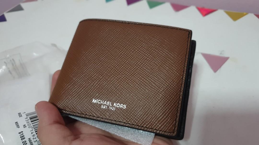 Michael Kors Brown men's Wallet, Men's Fashion, Watches & Accessories,  Wallets & Card Holders on Carousell