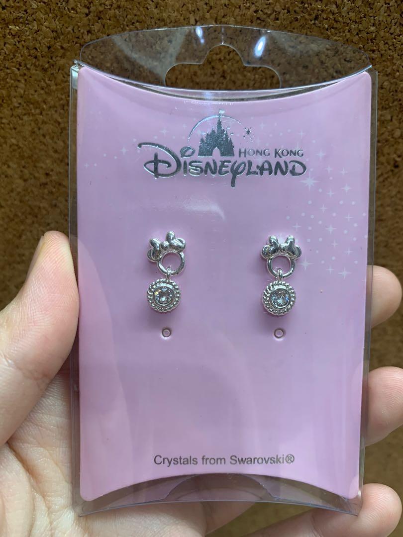 Minnie Mouse earrings with crystals from Swarovski