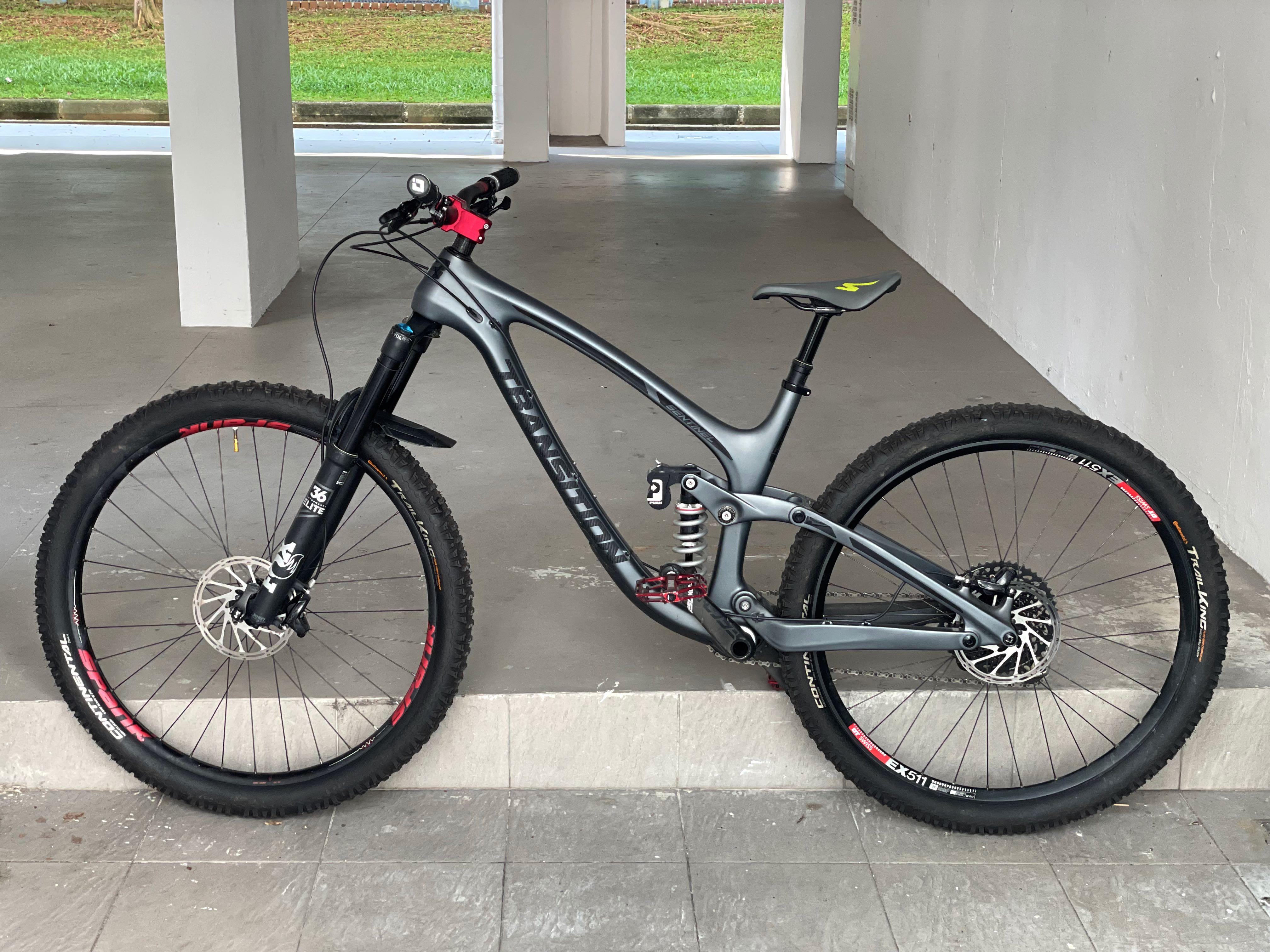 Mint Transition 29”er Large Sentinel Full Sup Carbon MTB Gun Metal, Sports  Equipment, Bicycles \u0026 Parts, Bicycles on Carousell