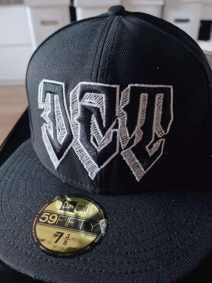 New Era Cap Fitted D2t Black 7 3 8 Men S Fashion Watches Accessories Caps Hats On Carousell