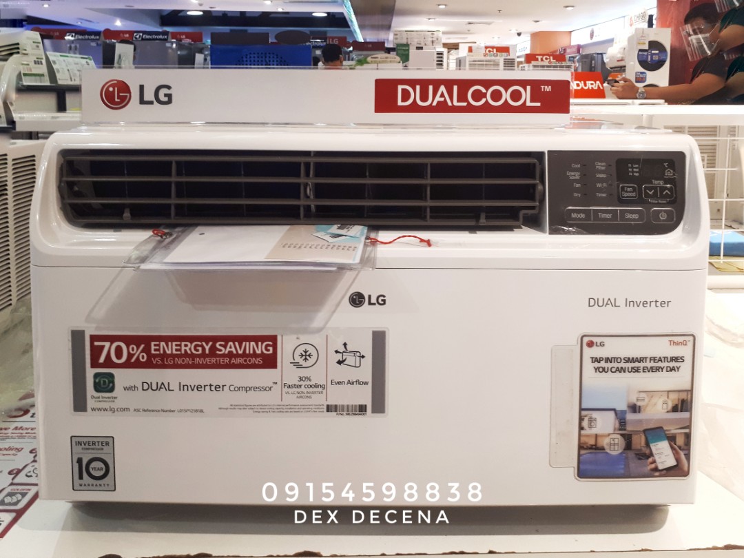 New LG Dual Inverter Window type Aircon la080ec La100ec la100el