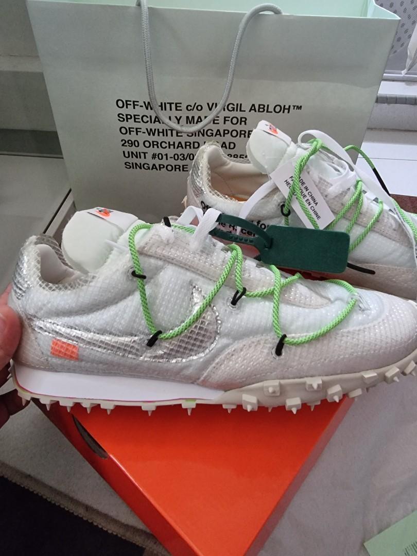Off white off white for nike waffle racer nike waffle racer, Women's Fashion, Footwear, Sneakers