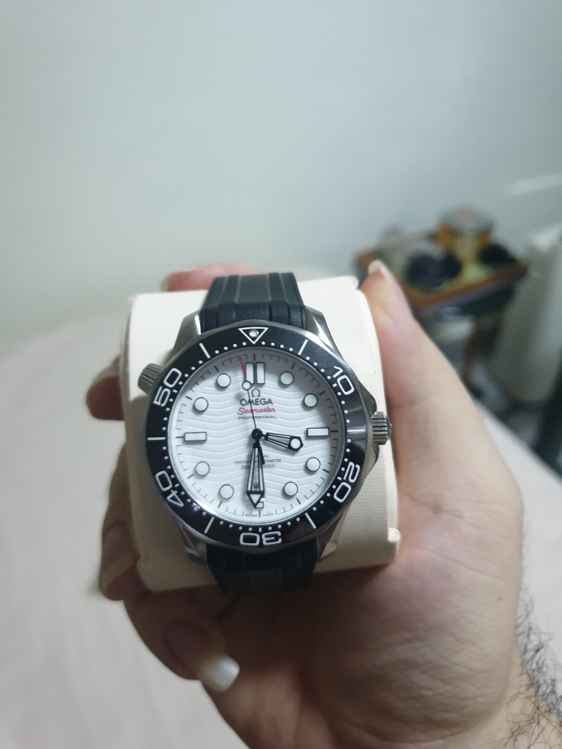 🔥Omega seamaster 300 white dial, Luxury 