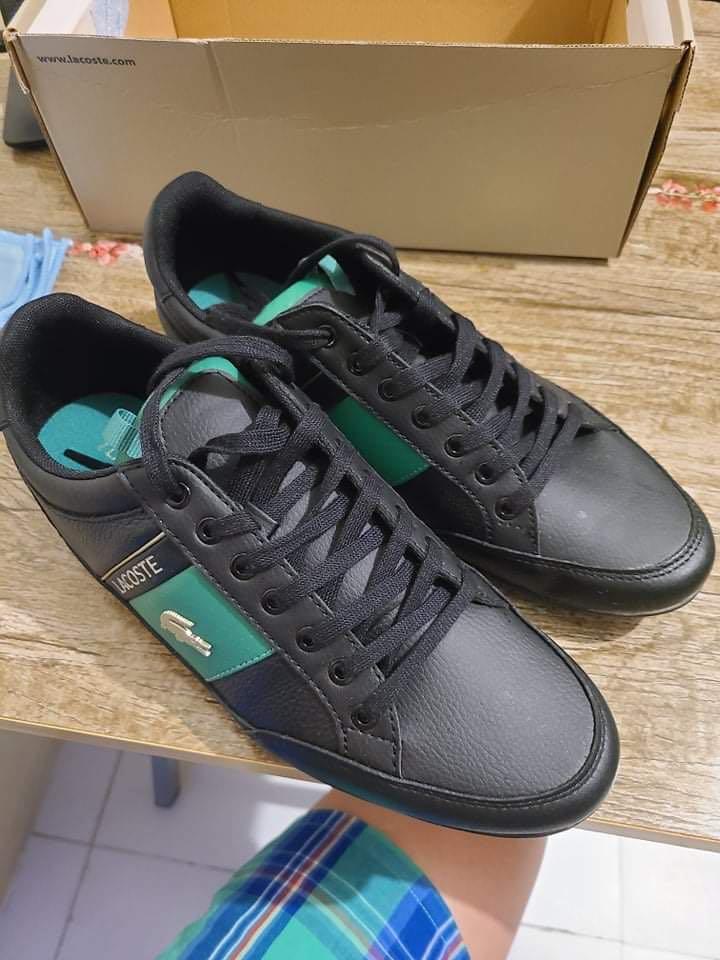 Trainers in leather and carbon fibre on sale