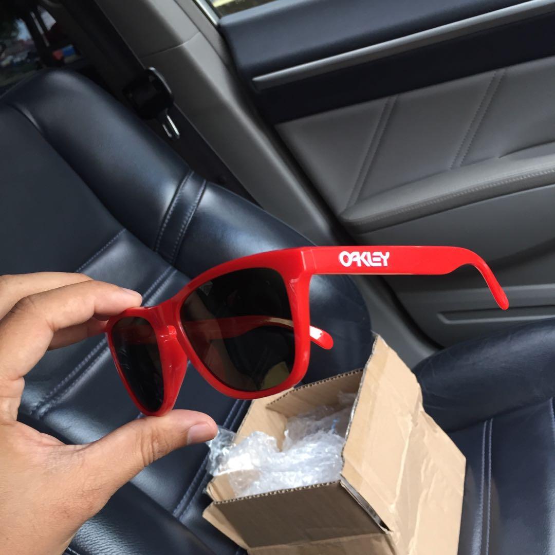 Original Oakley Frogskins Polished Red