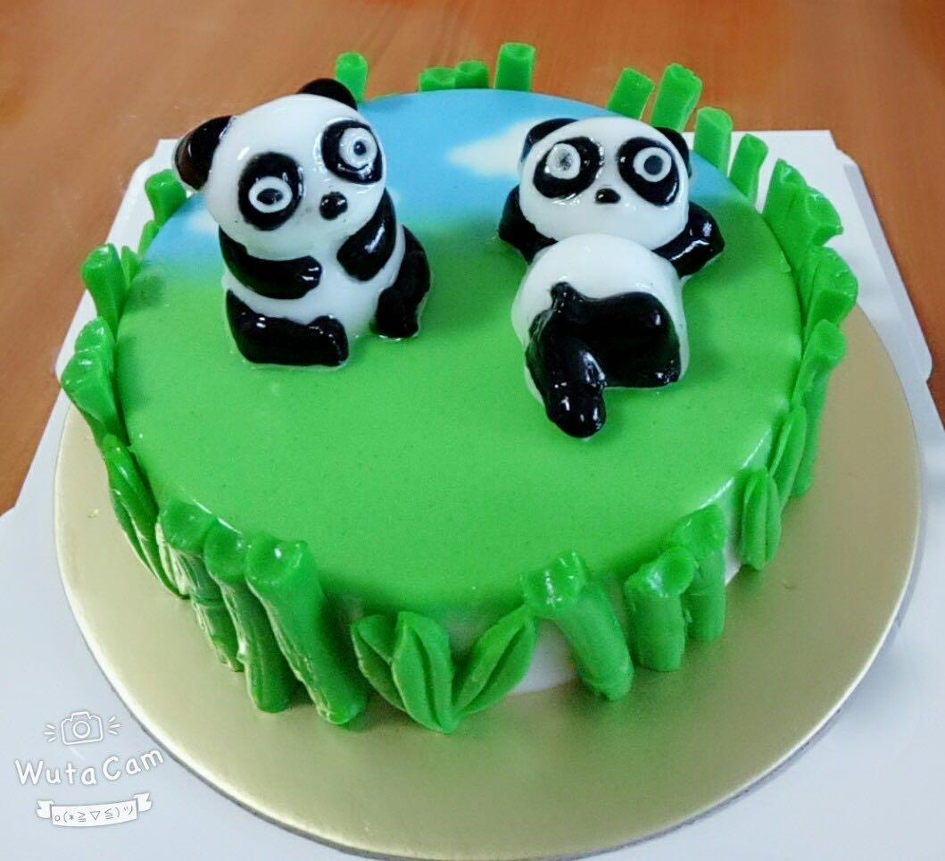 Panda Theme Agar Agar Jelly Cake Homemade Food Drinks Homemade Bakes On Carousell