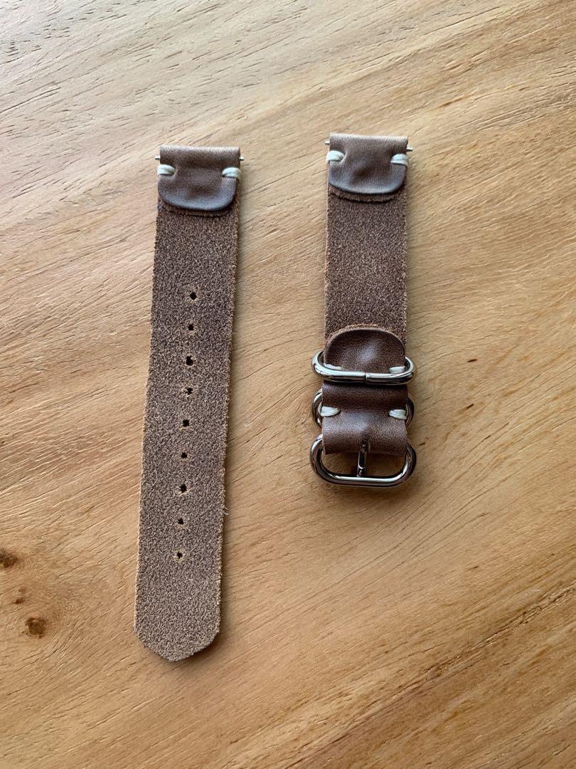Popov leather watch 2025 strap
