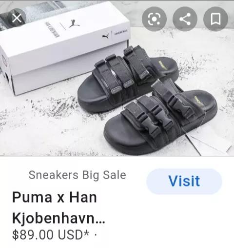 Overstige kommentar udløser Puma x Han Kjøbenhavn Sandals, Men's Fashion, Footwear, Slippers & Slides  on Carousell