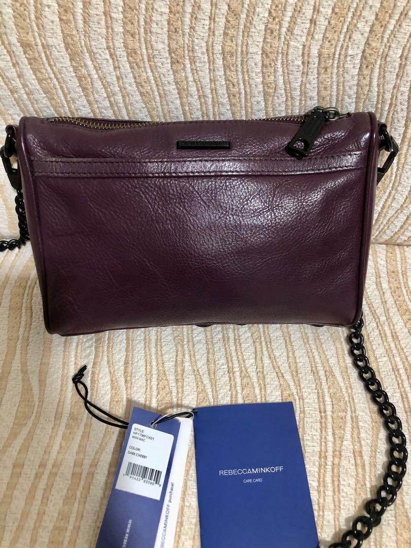 Rebecca minkoff purple sale bag