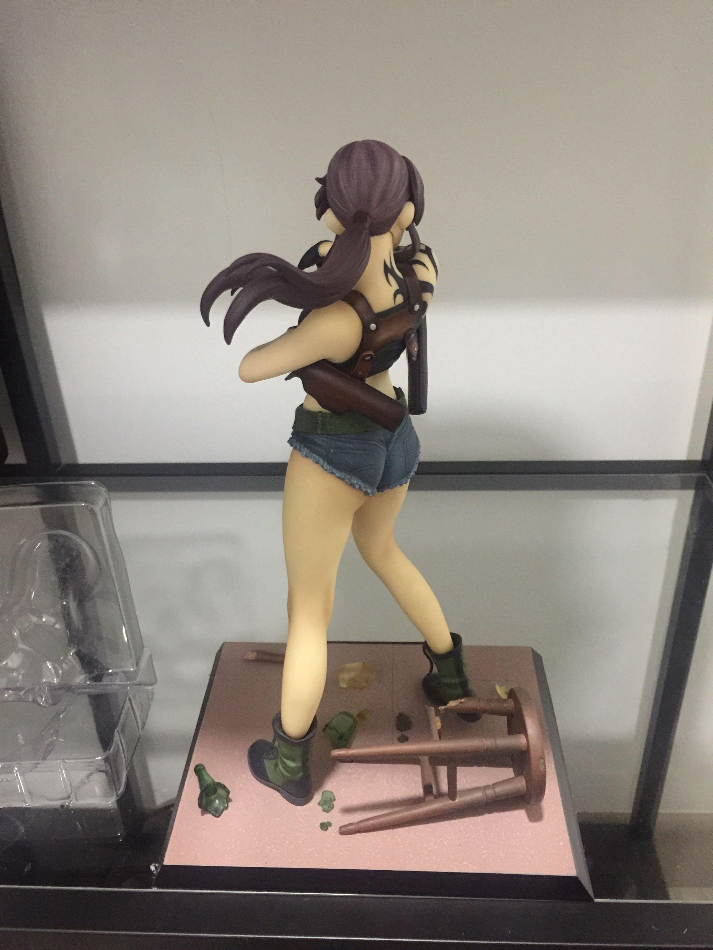 Revy Two Hand Black Lagoon 1 6 Scale Figure By Newline Toys Games Action Figures Collectibles On Carousell