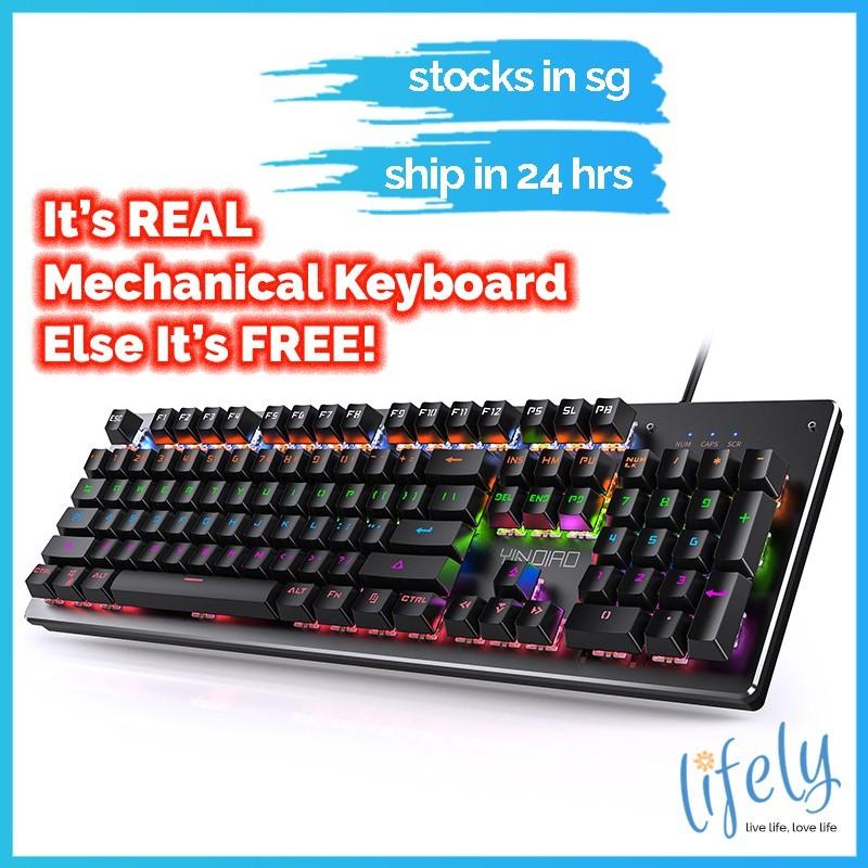 RGB 104key Mechanical Keyboard Changeable Switch, Computers & Tech