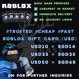 Robux Roblox Video Gaming Gaming Accessories Game Gift Cards Accounts On Carousell - robux vs roblox gift card