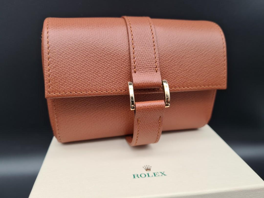 Rolex leather sales watch pouch