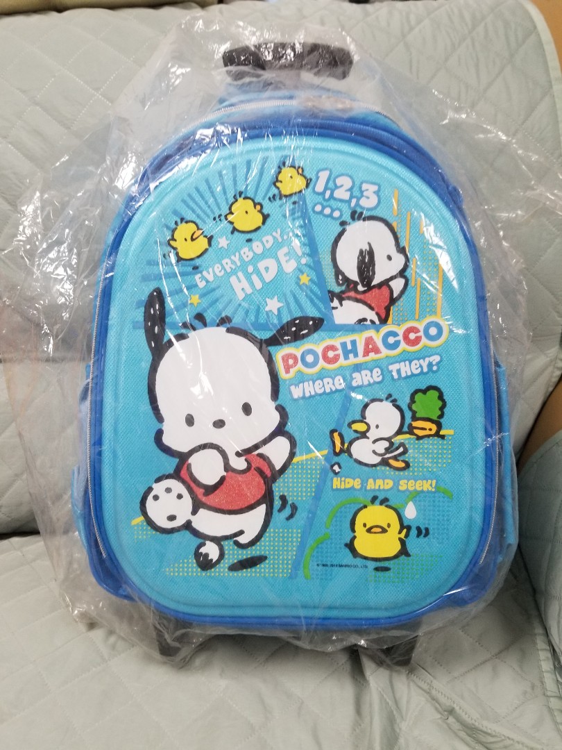 Sanrio Pochacco PC狗2014年書包有手拉位有轆全新, 興趣及遊戲, 手作＆自家設計, 其他- Carousell