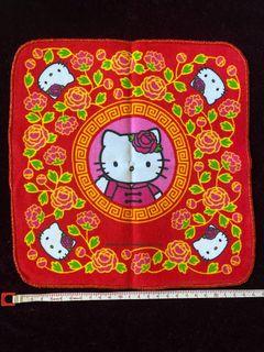 Sanrio Smiles Hello Kitty 手巾/手帕/小方巾 @2001