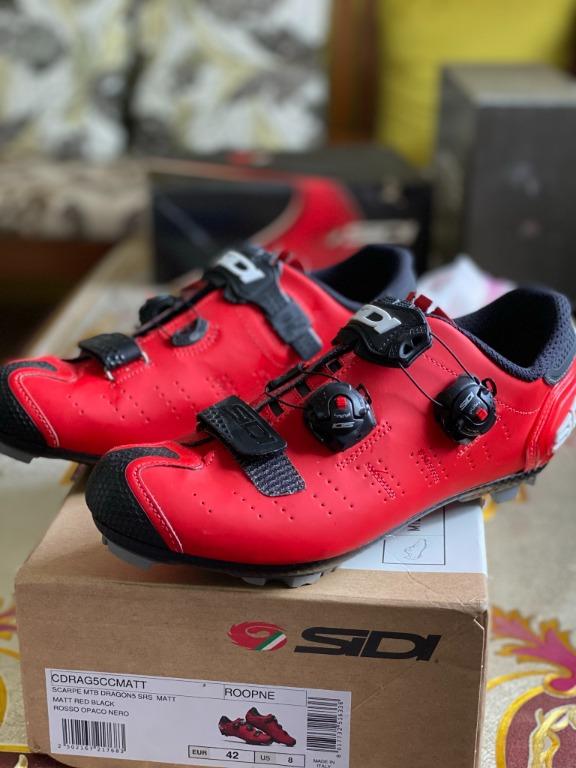 Sidi Dragon 5 SRS Red Size 42 Sports Equipment Bicycles Parts Bicycles on Carousell
