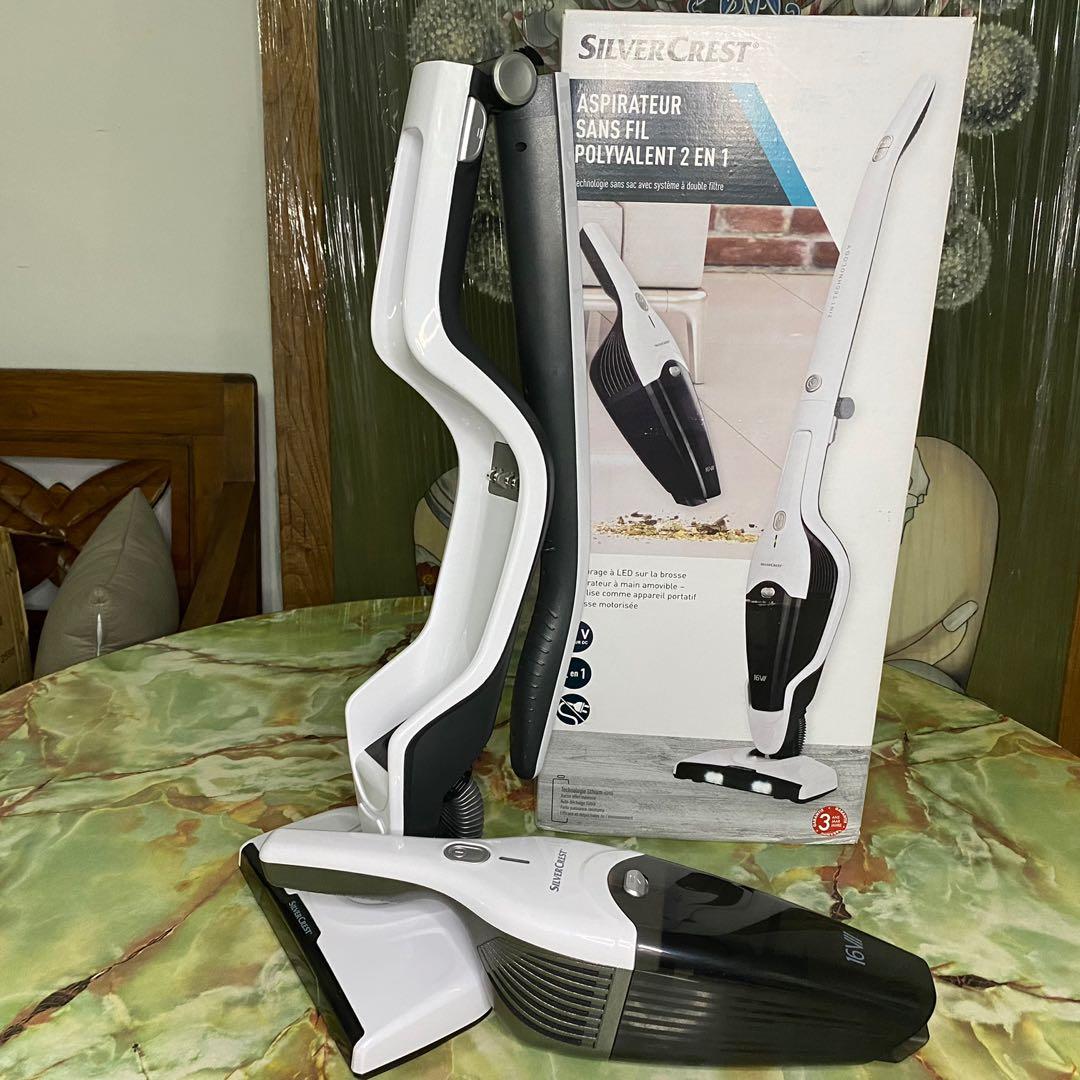 Silvercrest rechargeable handheld vacuum cleaner 2in1 SHSS16 A1, TV