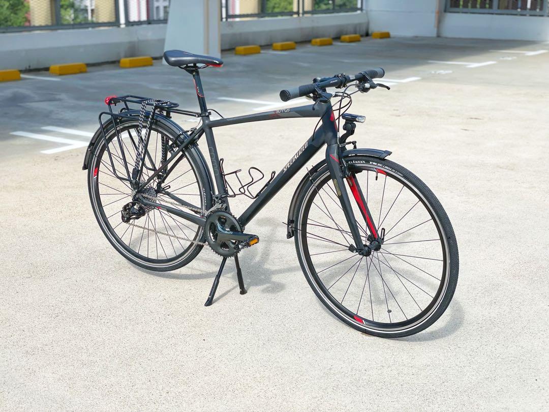 carbonfork discbrake shimano flatbar al hybrid bikes bicycles rapide