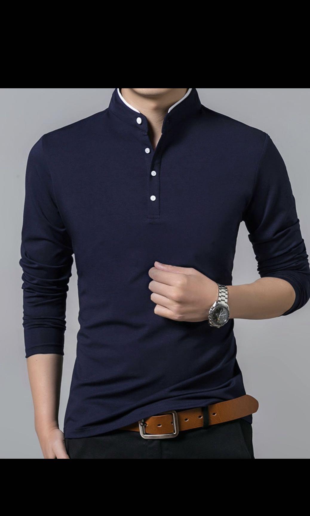 Navy blue long sleeve dri fit shirt Clearance