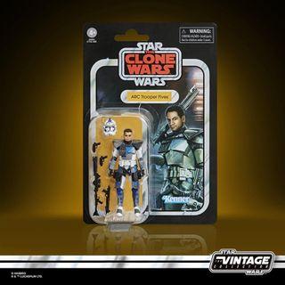 Star Wars The Vintage Collection The Clone Wars Clone Trooper Fives 3.75 Inch Action Figure