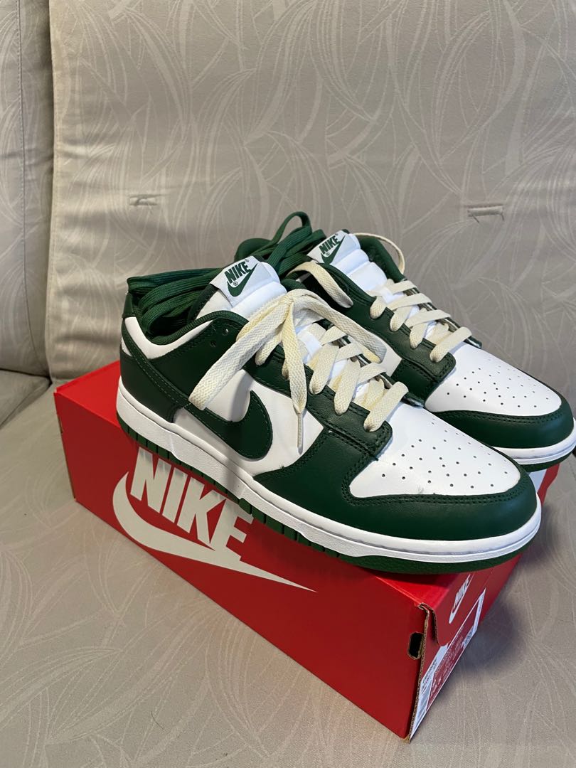 Green Dunks With Cream Laces Varsity Green Nike Dunk Laces White