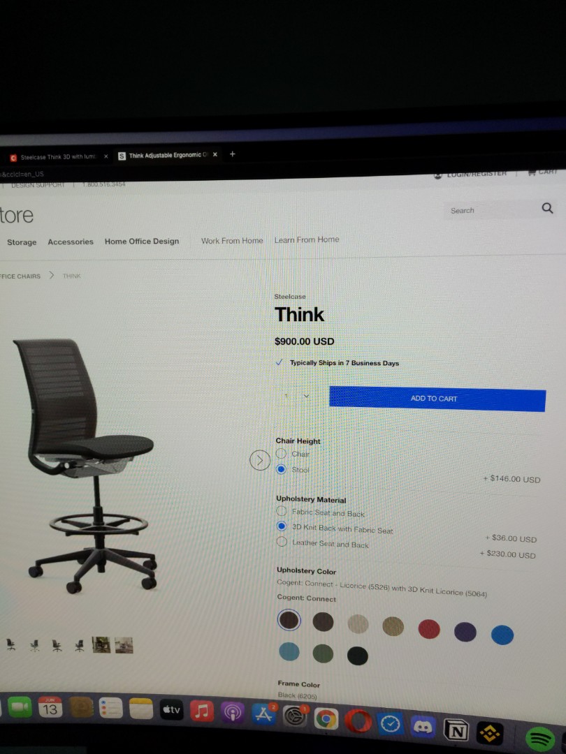 Steelcase think lumbar support on sale