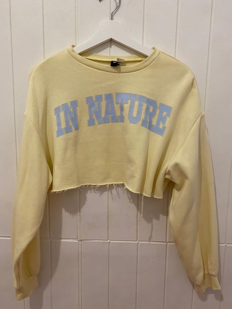 Sweater crop best sale top h&m
