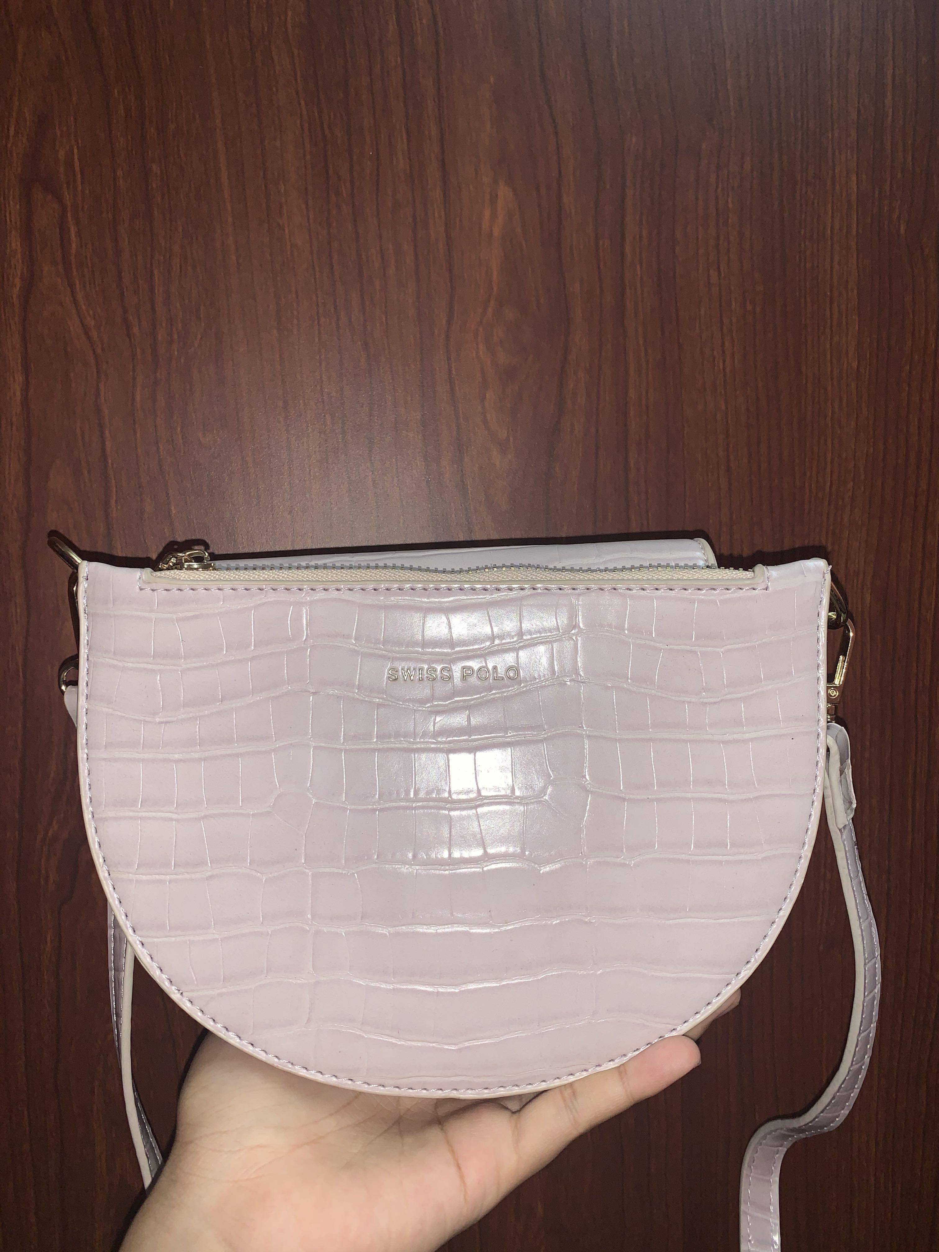 Swiss polo ladies hotsell top handle sling bag