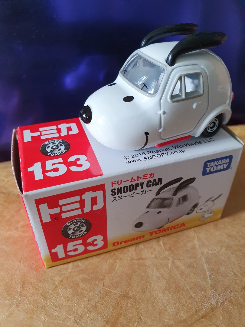 TAKARA TOMY Tomica Dream Tomica No.153 Snoopy car fromJAPAN 