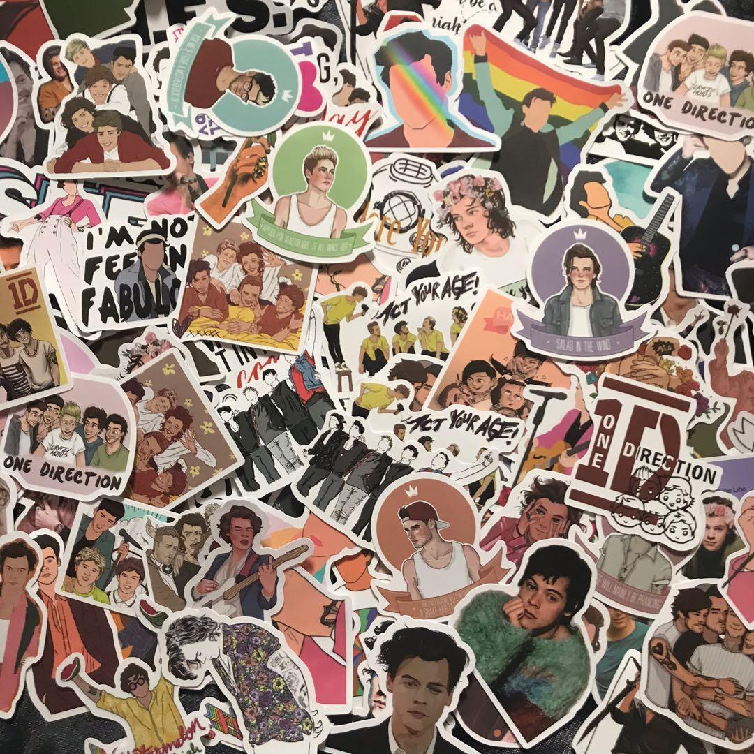 TAKE ALL - 100+ Pieces Assorted One Direction Harry Styles Niall Horan  Louis Tomlinson Waterproof Stickers, Hobbies & Toys, Stationary & Craft,  Other Stationery & Craft on Carousell